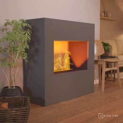 Goethe Grå OMC 600 | Fritstående Vanddamp Pejs | Køb Nu Goethe Grå OMC 600 – Realistisk Flamme, Miljøvenligt Design, Fritstående (Grå)