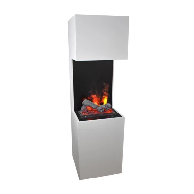 Beethoven Glow Fire Glow Fire Beethoven - OMC 600 | Fritstående vanddamppejs, 170 cm x 60 cm x 50 cm