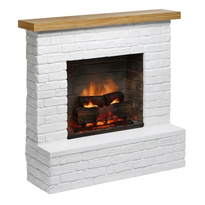 Rolf Hvide Mursten - Elektrisk Kamin | Tagu | Køb her Rolf - Hvide Mursten