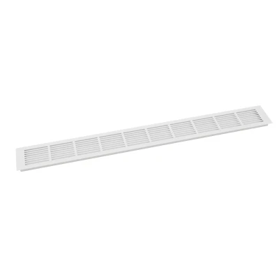 Ventilationsrist Hvid - 100x11 cm - Ventilationsareal 420 cm² | Køb her Ventilationsrist Hvid - 100x11 cm med et ventilationsareal 420 cm²