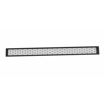 Ventilationsrist Sort - 100x9 cm - Ventilationsareal 450 cm² | Køb her Ventilationsrist Sort - 100x9 cm med et ventilationsareal 450 cm²