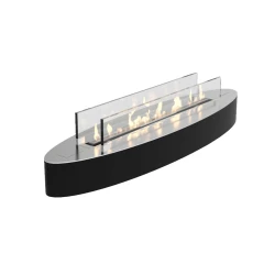 100 cm Decoflame Denver Ellipse e-Ribbon Fire biopejs