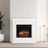 Dimplex Uniti Optiflame hvid elektrisk kamin pejs