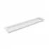 Ventilationsrist Hvid - 50x10 cm med et ventilationsareal 214 cm²