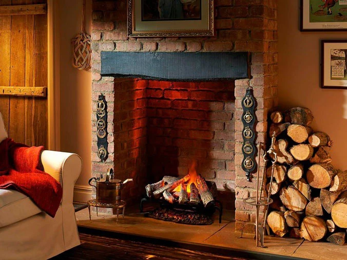 Electric fireplace insert